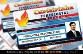 Carterinha de Igreja em pvc F/ V colorido