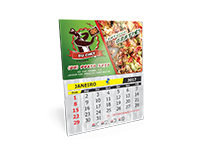 Imã de Geladeira c/ calendario