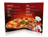 Panfleto Pizzaria